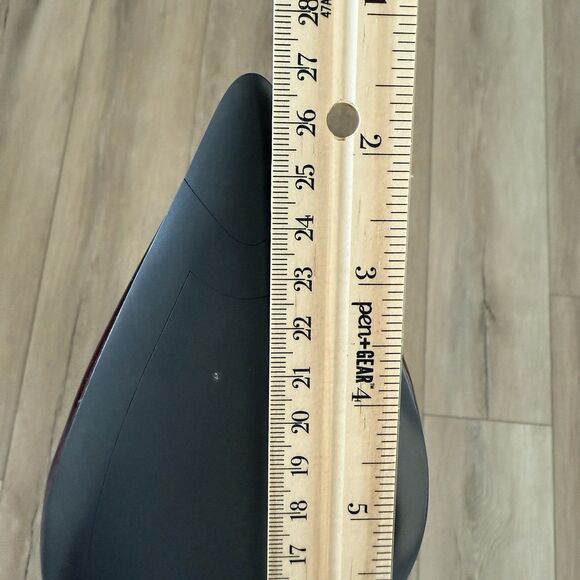 FRANCO SARTO Racer Ankle Strap d'Orsay Pointed Toe Flat Red Metallic NEW - Picture 5 of 12